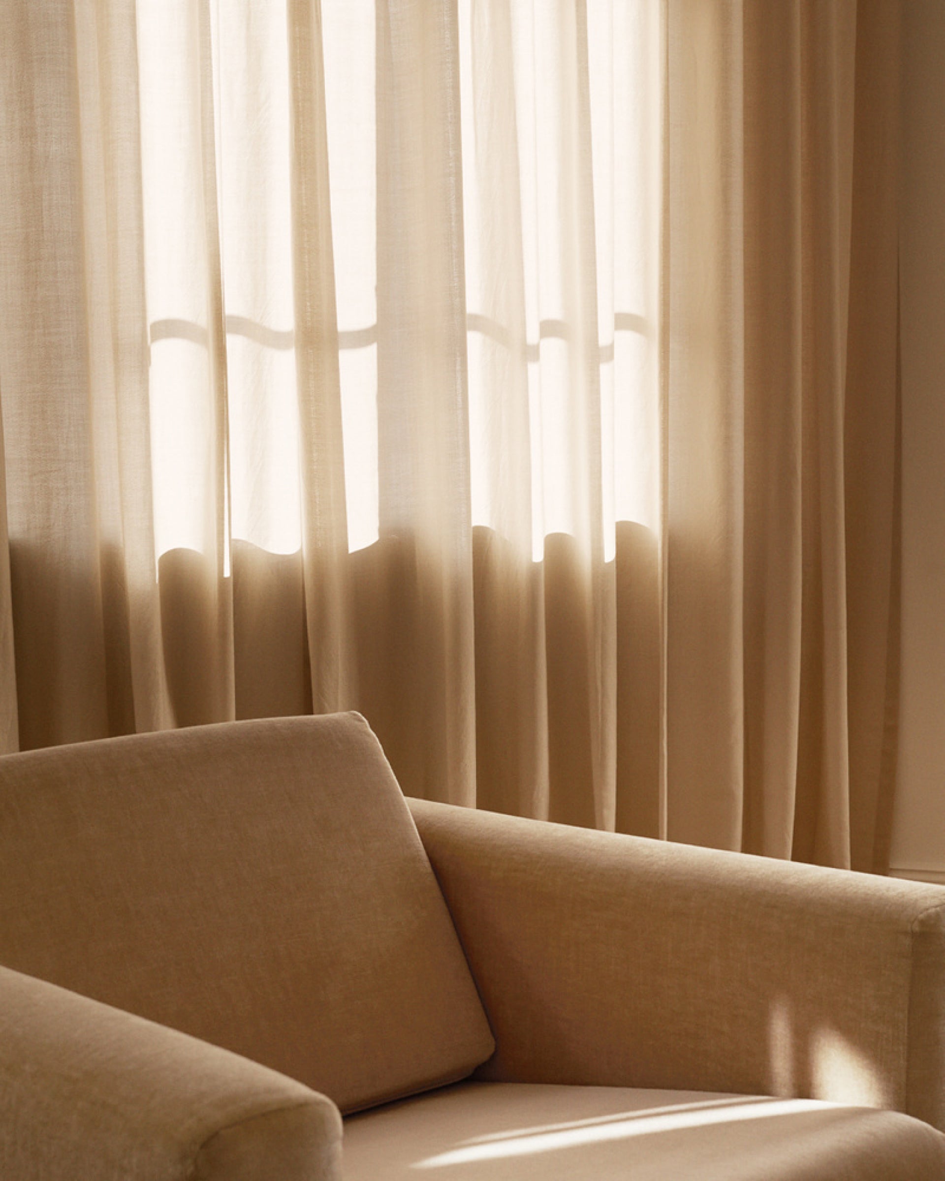 Essentials, Pale Sand Curtain