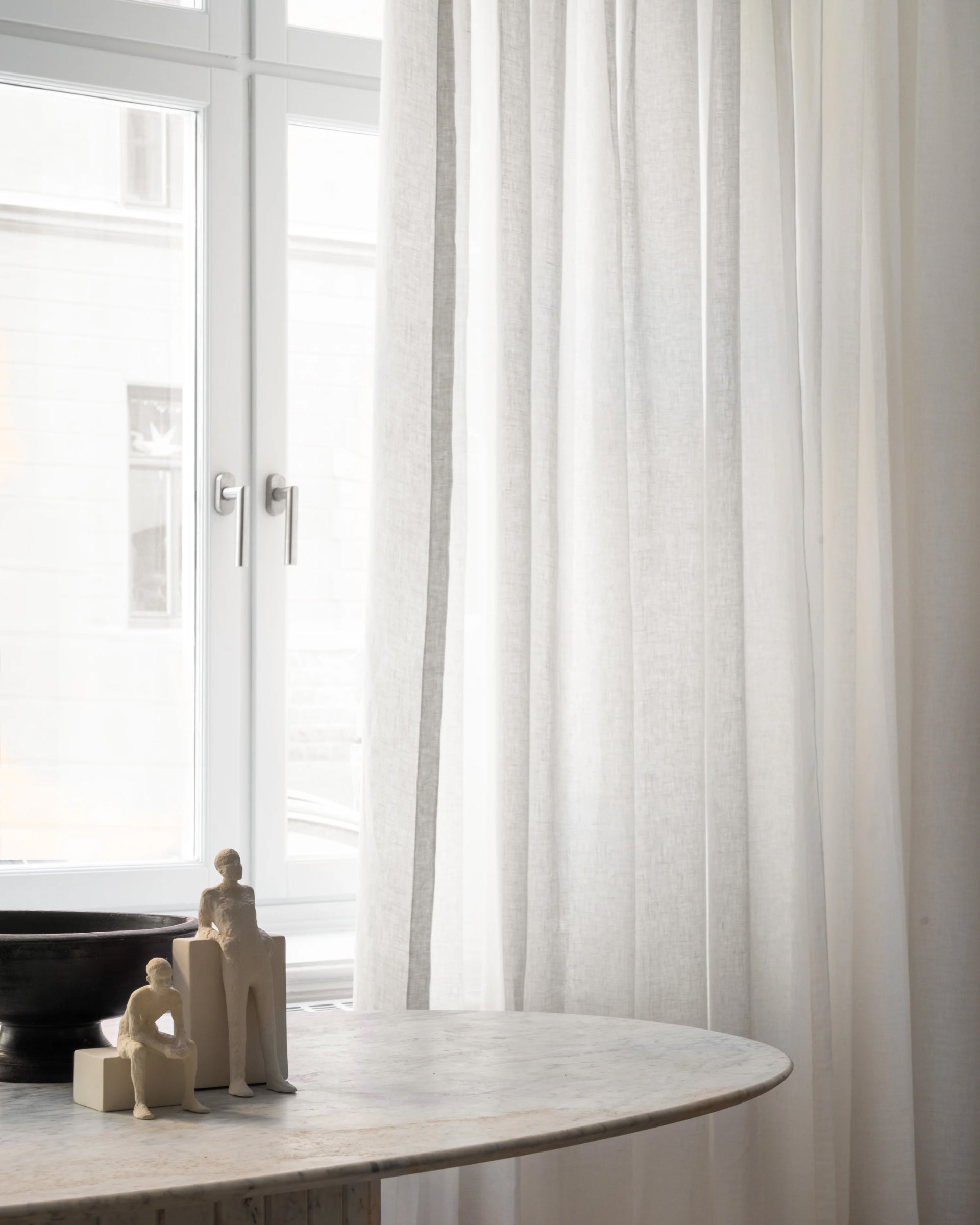 Terra, White Sheer Curtain